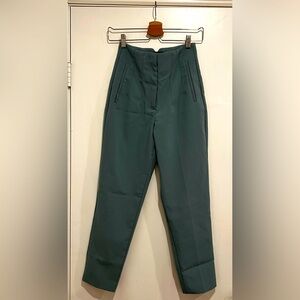 ZARA Aqua Pants with High Waist